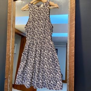 Geometric Print (w/pockets) Dress M